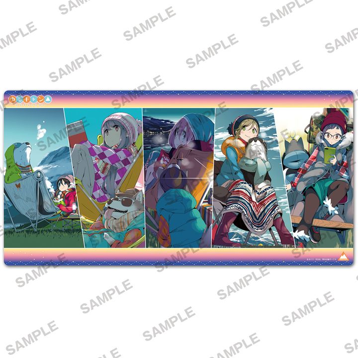 Rubber Play Mat Collection Yurucamp Original Frontispiece Ver.