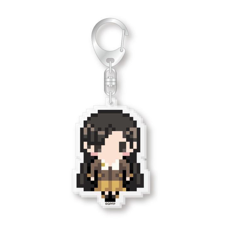 GIRLS und PANZER das Finale Dot Picture Acrylic Mascot Nishi Kinuyo