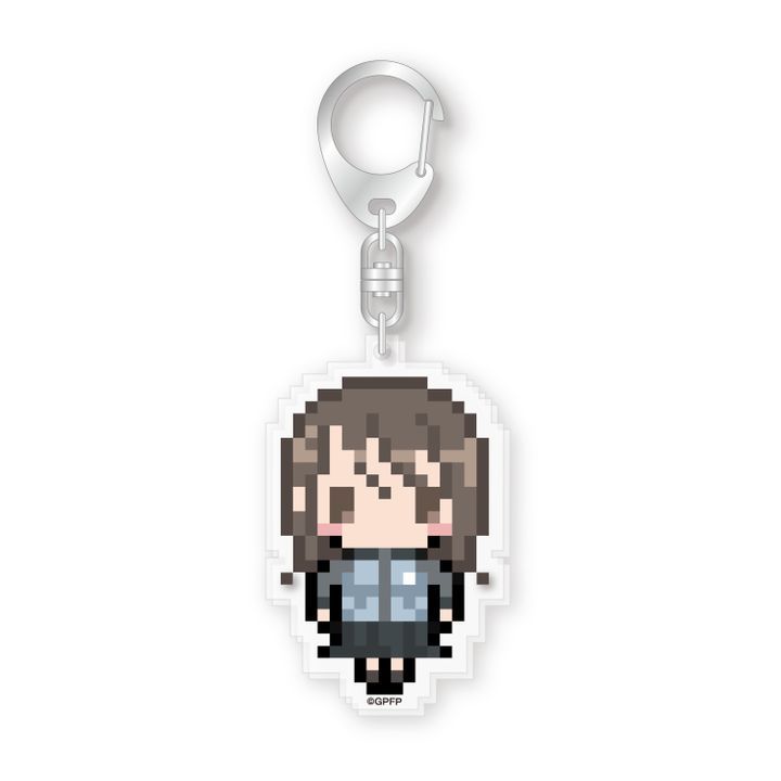 GIRLS und PANZER das Finale Dot Picture Acrylic Mascot Mika