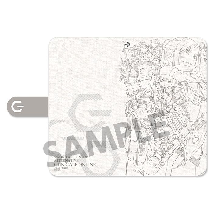 Sword Art Online Alternative Gun Gale Online Book Type Smartphone Case Teaser Visual