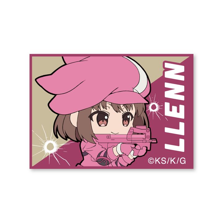 Sword Art Online Alternative Gun Gale Online Battle Style Velcro Emblem Llenn