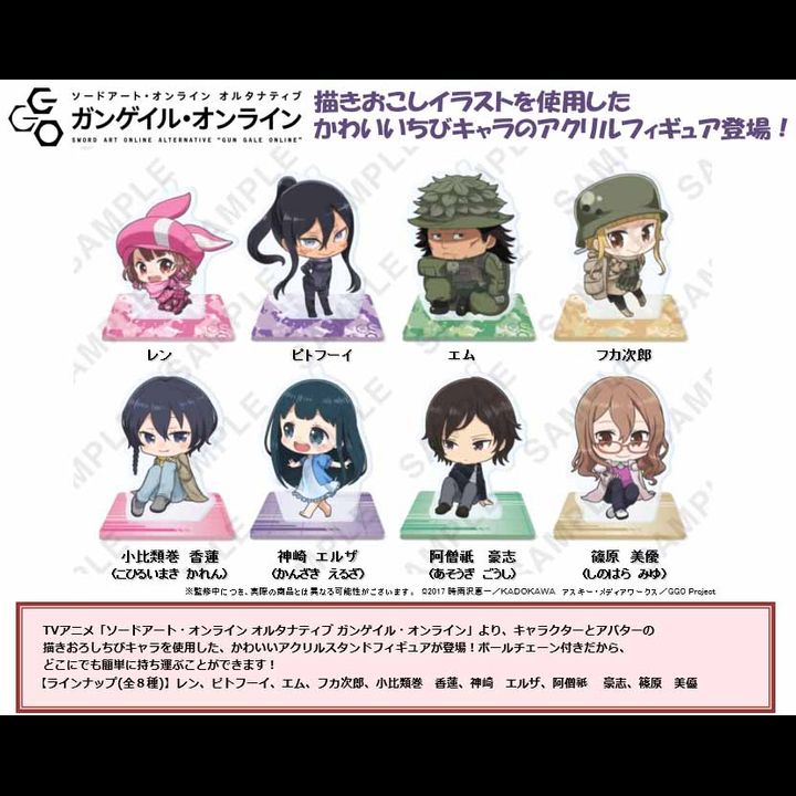 Sword Art Online Alternative Gun Gale Online Acrylic Stand Figure