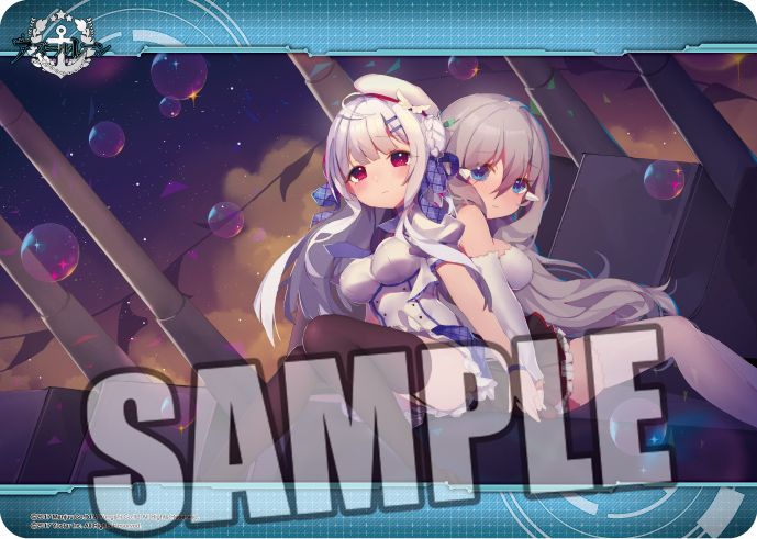 Character Rubber Mat Azur Lane Cygnet & Fortune