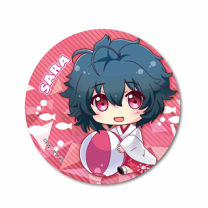 Island GyuGyutto Can Badge Garando Sara