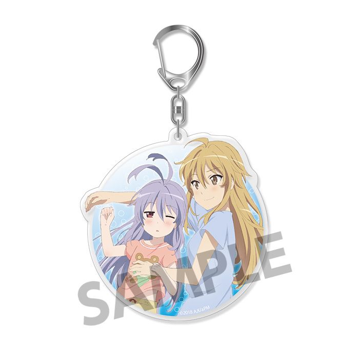 Non Non Biyori Movie: Vacation Acrylic Key Chain Renge & Dagashiya