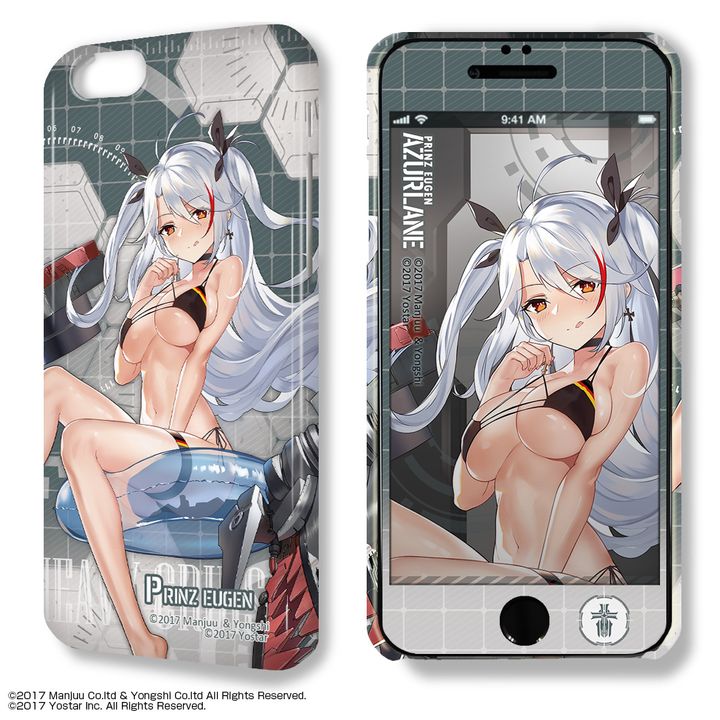 Dezajacket 'Azur Lane' iPhone6/6S Case & Protective Sheet Ver. 2 Design 02 Prinz Eugen