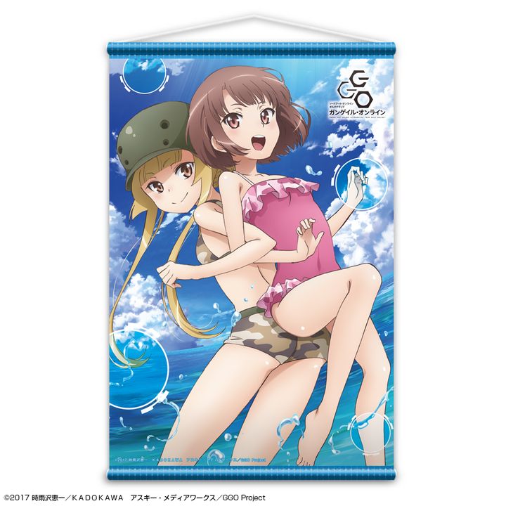 Sword Art Online Alternative Gun Gale Online B2 Tapestry Llenn & Fukaziroh