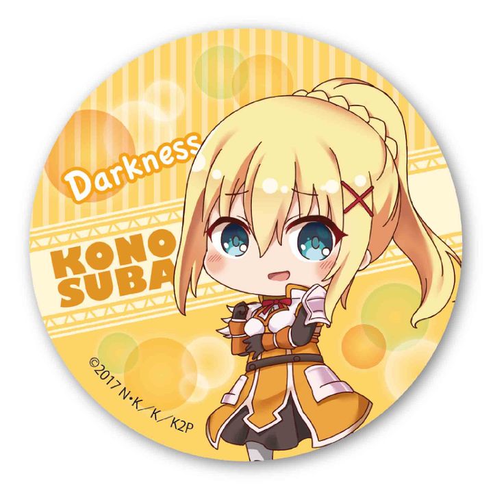 Kono Subarashii Sekai ni Shukufuku wo! 2 TEKUTOKO Can Badge Darkness