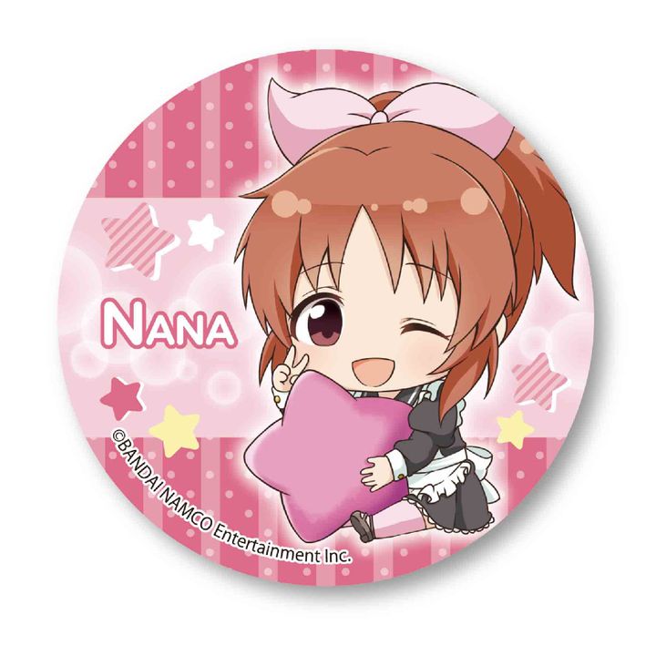 The Idolmaster Cinderella Girls GyuGyutto Can Badge Abe Nana