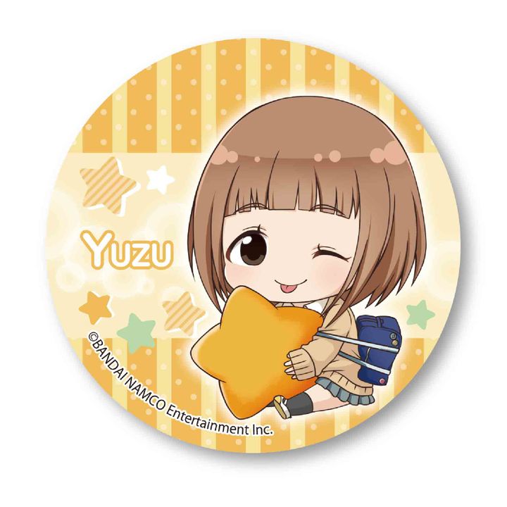 The Idolmaster Cinderella Girls GyuGyutto Can Badge Kitami Yuzu