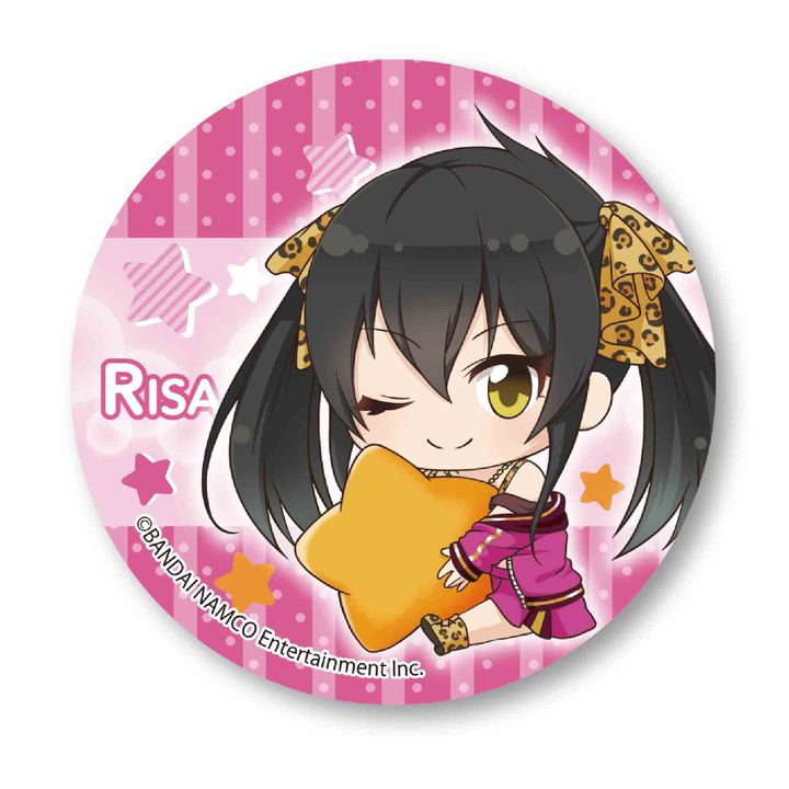The Idolmaster Cinderella Girls GyuGyutto Can Badge Matoba Risa