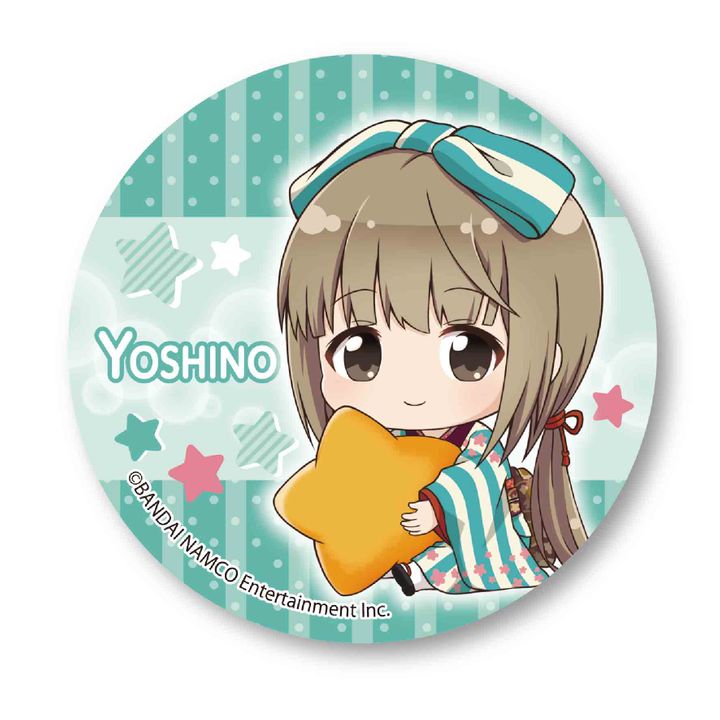 The Idolmaster Cinderella Girls GyuGyutto Can Badge Yorita Yoshino
