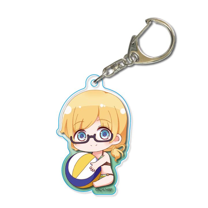 Harukana Receive GyuGyutto Acrylic Key Chain Thomas Emiry