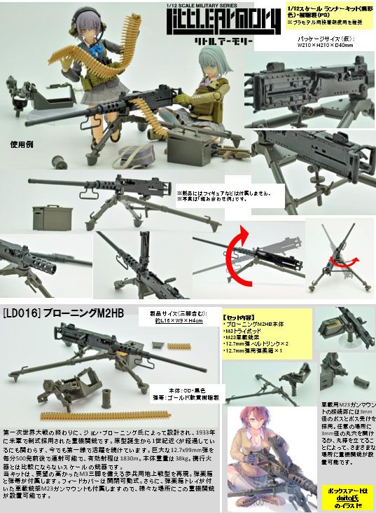 Little Armory <LD016> Browning M2HB
