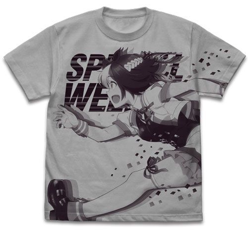 Uma Musume Pretty Derby Special Week T-shirt Light Gray