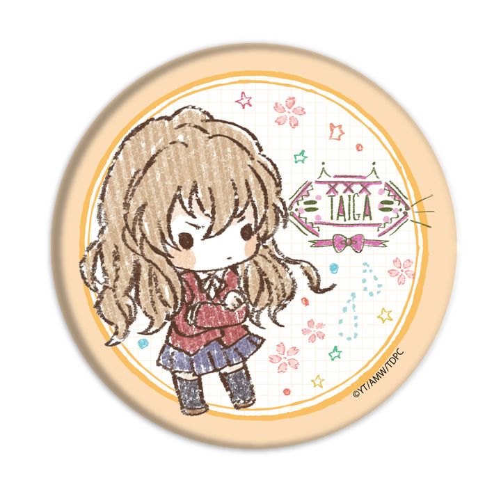 Can Badge Toradora! 02 Aisaka Taiga (Graff Art Design)