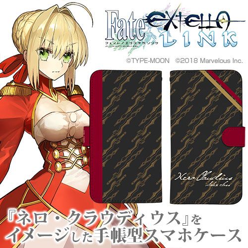 Fate/EXTELLA LINK Nero Claudiust Book Type Smartphone Case 