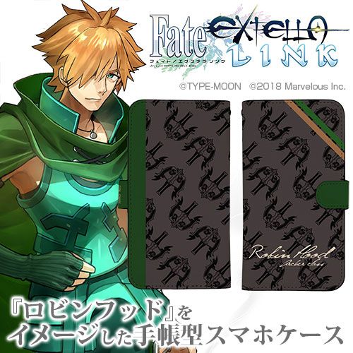 Fate/EXTELLA LINK Robin Hood Book Type Smartphone Case 