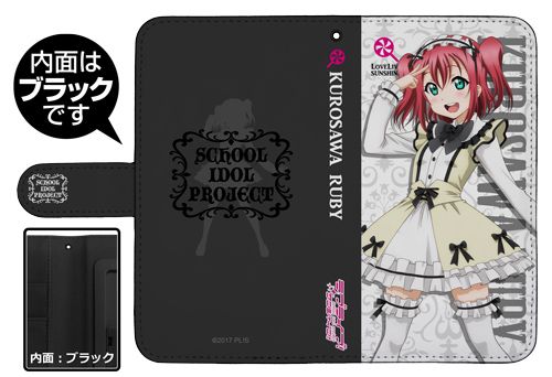 Love Live! Sunshine!! Kurosawa Ruby Gothic Lolita Ver. Book Type Smartphone Case 138