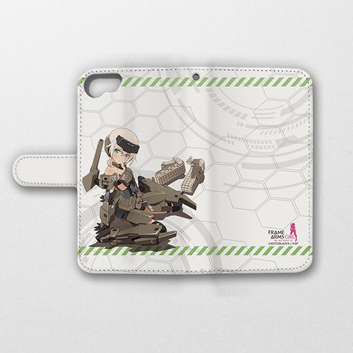 Frame Arms Girl Book Type Smartphone Case for iPhone6/7/8 Gourai