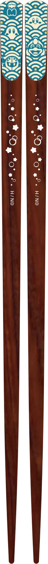 Kirby's Dream Land Fuwafuwa Collection Tensoge Chopstick 1 Kirbytachi to Wave Pattern