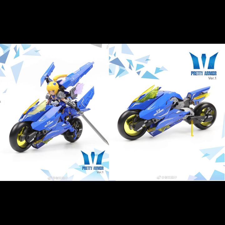 Motorcycle Model Kit Pretty Armor V1