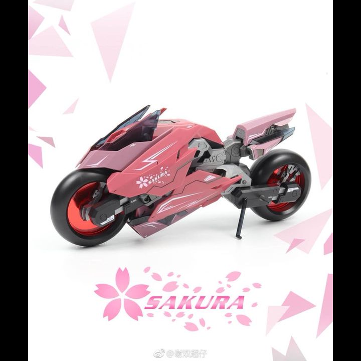 Motorcycle Model Kit Pretty Armor SAKURA