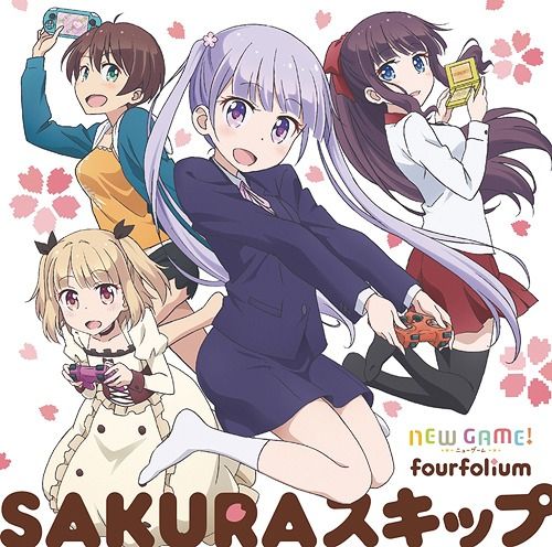 CD Album NEW GAME! (Anime) Intro Theme: SAKURA Skip