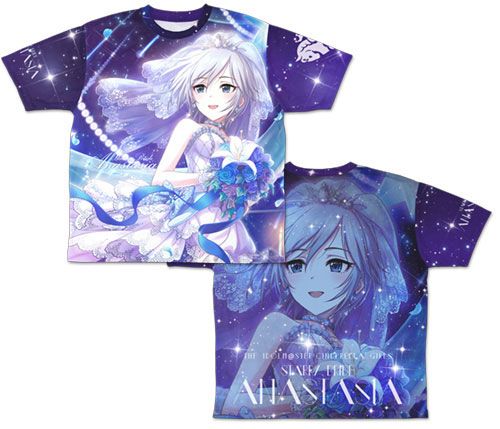 The Idolmaster Cinderella Girls Starry Bride Anastasia Double-sided Full Graphic T-shirt
