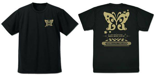 The Idolmaster Million Live! 765PRO Live Theater Dry T-shirt Black