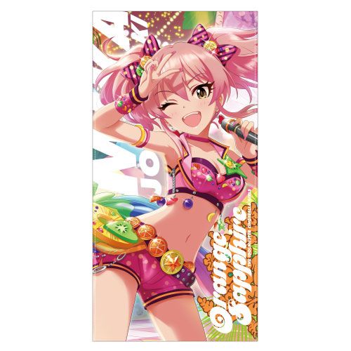 The Idolmaster Cinderella Girls Orange Sapphire Jougasaki Mika 120cm Big Towel