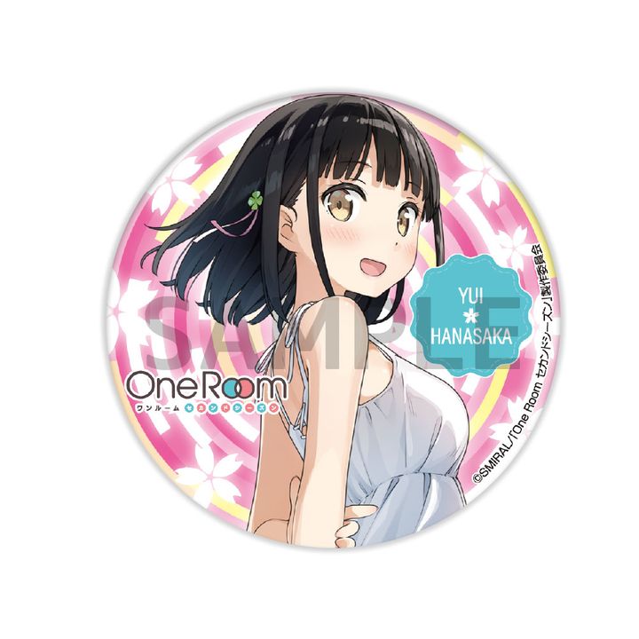 One Room Second Season Big Can Badge Hanasaka Yui