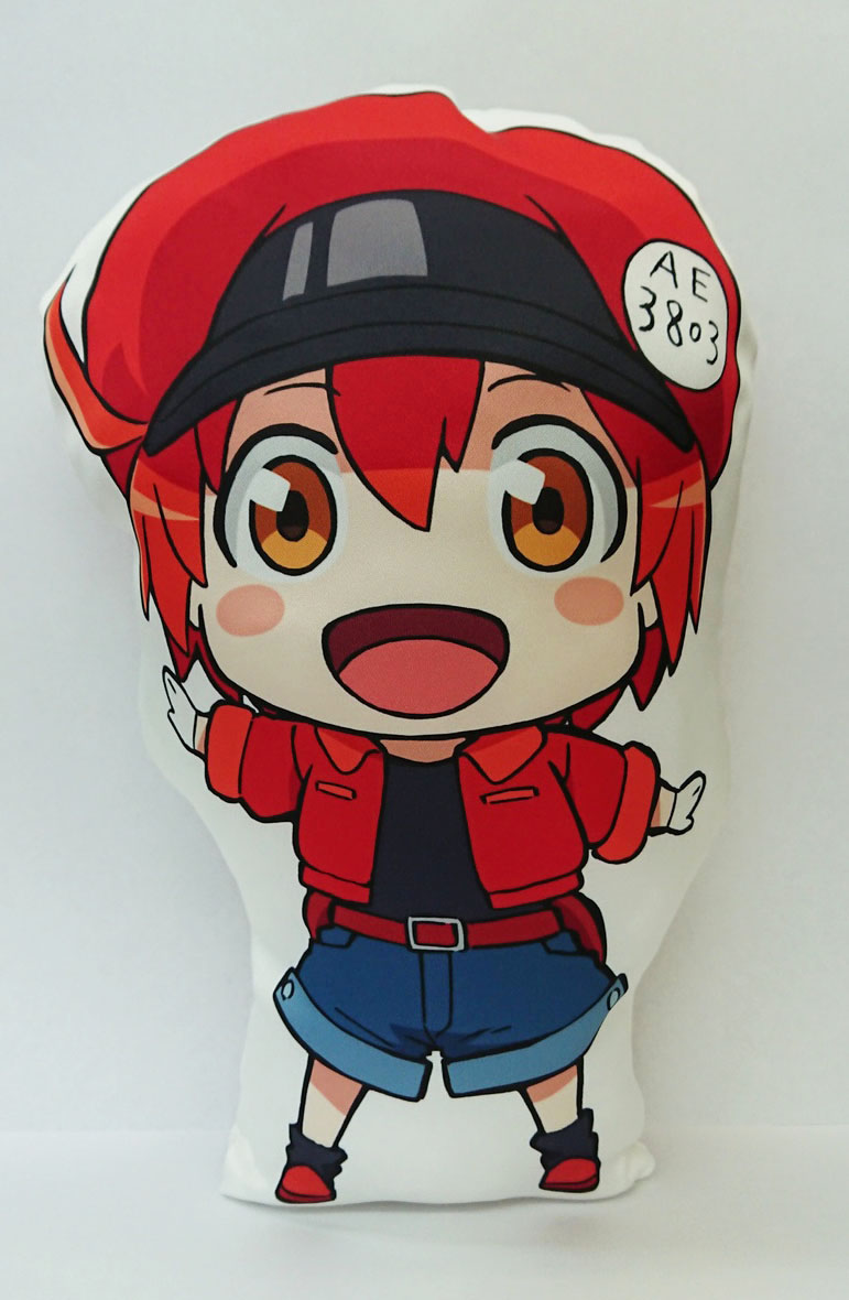 Cells at Work! Die-cut Cushion Red Blood Cell