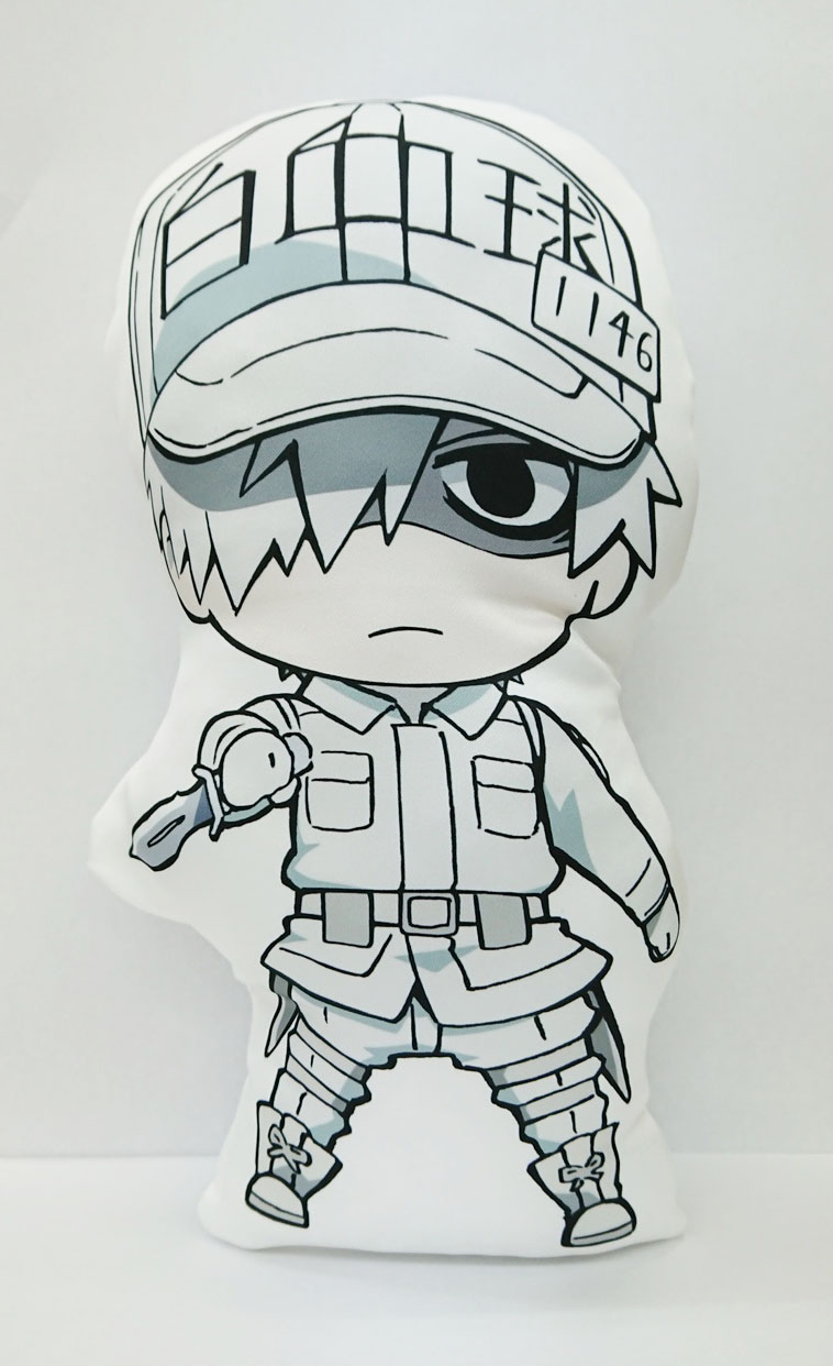 Cells at Work! Die-cut Cushion White Blood Cell