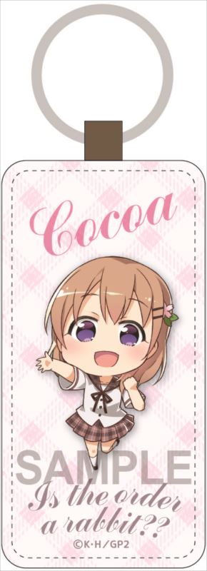 Gochumon wa Usagi Desu Ka?? Leather Key Chain Cocoa