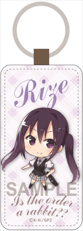 Gochumon wa Usagi Desu Ka?? Leather Key Chain Rize