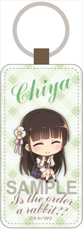 Gochumon wa Usagi Desu Ka?? Leather Key Chain Chiya