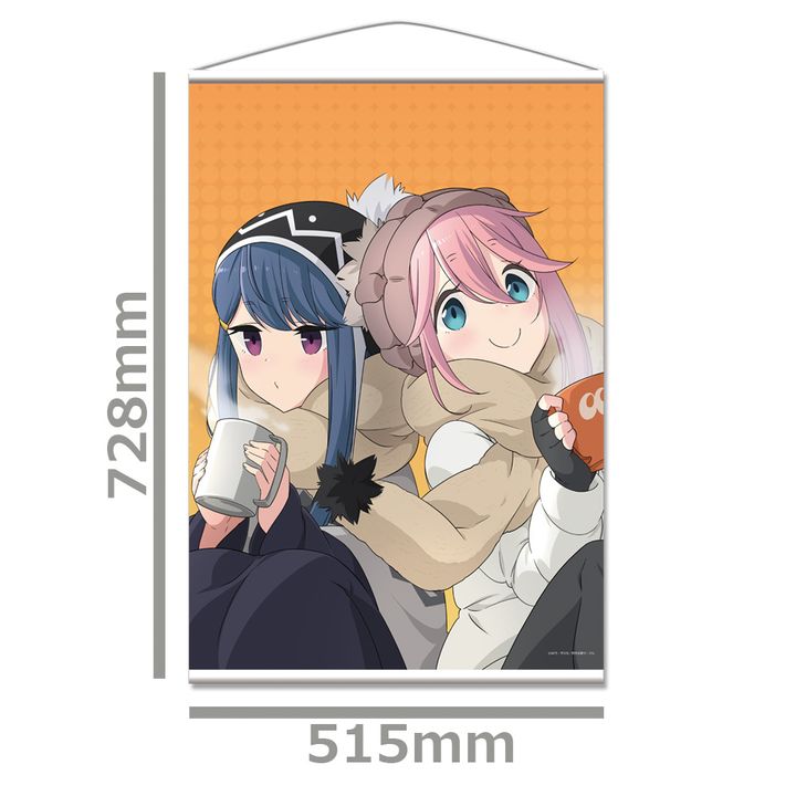 Yurucamp B2 Tapestry C Nadeshiko & Rin