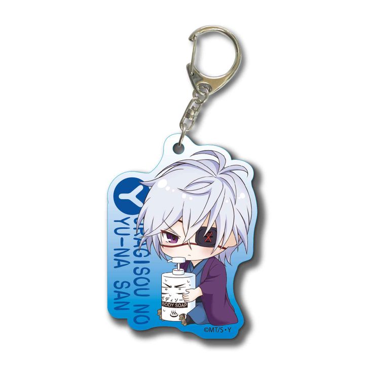 Yuuna and the Haunted Hot Springs GyuGyutto Acrylic Key Chain Shinto Oboro