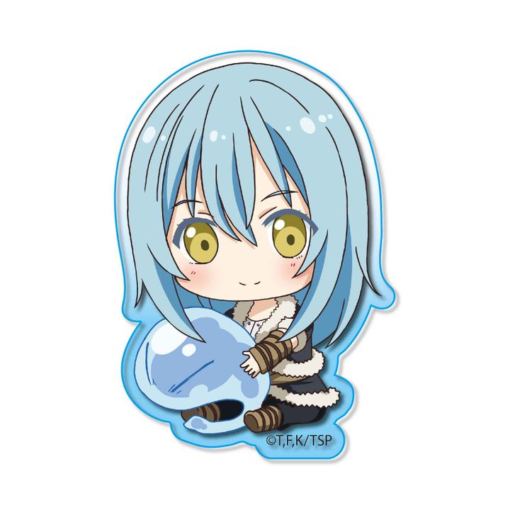 That Time I Got Reincarnated as a Slime GyuGyutto Acrylic Badge Rimuru
