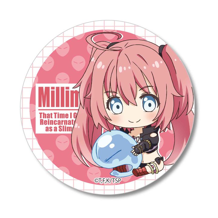 That Time I Got Reincarnated as a Slime GyuGyutto Can Badge Milim