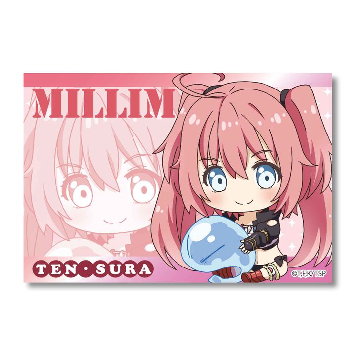 That Time I Got Reincarnated as a Slime GyuGyutto Big Square Can Badge Milim