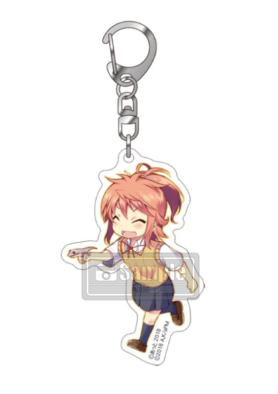 Non Non Biyori Atto Illustration Acrylic Key Chain Koshigaya Natsumi