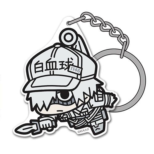 Cells at Work! White Blood Cell (Neutrophil) Acrylic Tsumamare Key Chain