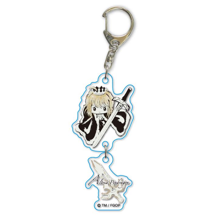 Fate/Grand Order Design produced by Sanrio Twin Key Chain Altria Pendragon