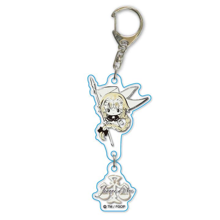 Fate/Grand Order Design produced by Sanrio Twin Key Chain Jeanne d'Arc