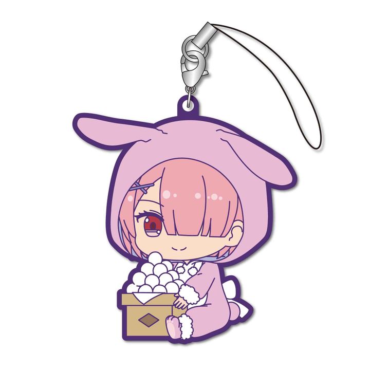 Re:Zero kara Hajimeru Isekai Seikatsu Rubber Strap Tsukimi Ver. Ram