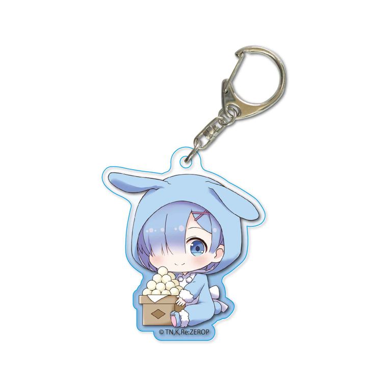 Re:Zero kara Hajimeru Isekai Seikatsu Acrylic Key Chain Tsukimi Ver. Rem
