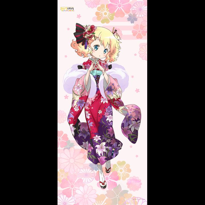 Kin-iro Mosaic Pretty Days Original Illustration Japanese style Chirimen Big Tapestry Alice