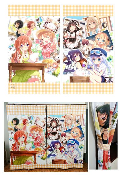 Gochumon wa Usagi Desu Ka?? Memories Photo Curtain